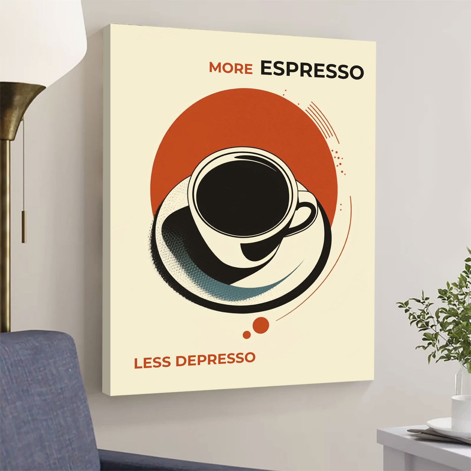 More Espresso Modern Wall Artwork