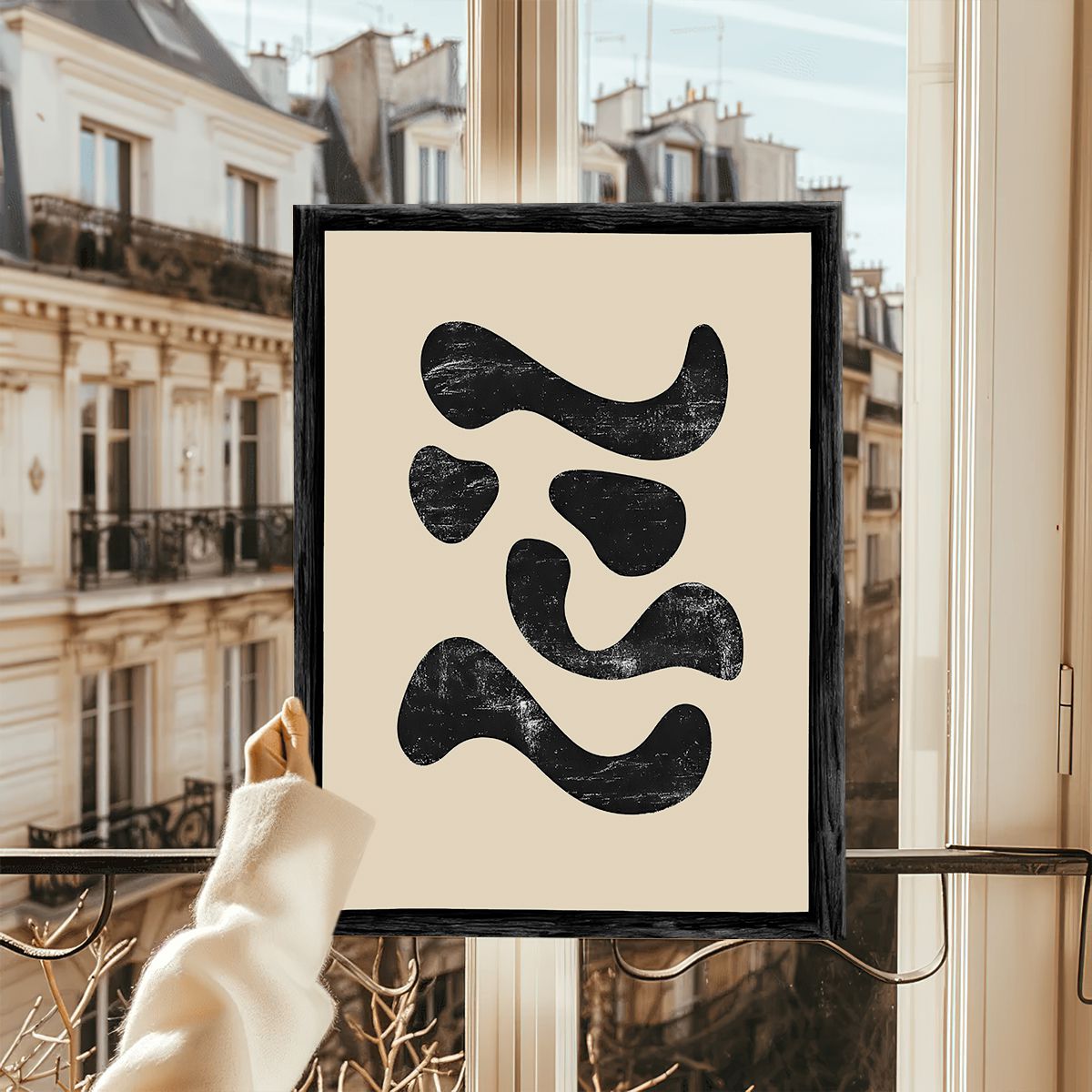 Fluid Harmony Abstract Canvas Print for Living Room