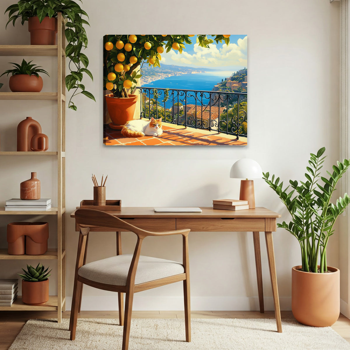 Lazy And Lemon Tree Modern Wall Artwork