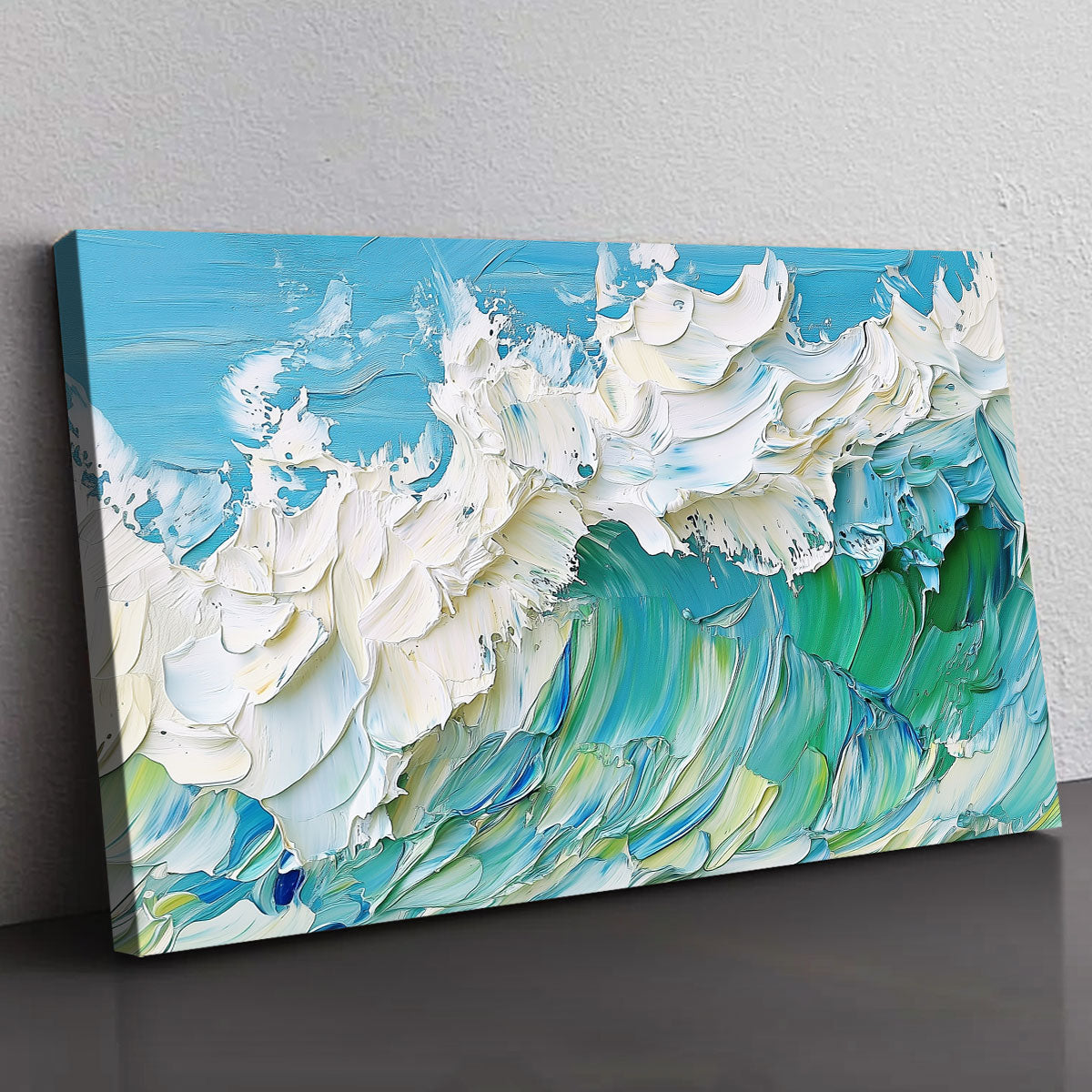 Dynamic Ocean Abstract Canvas Beach Wall Art