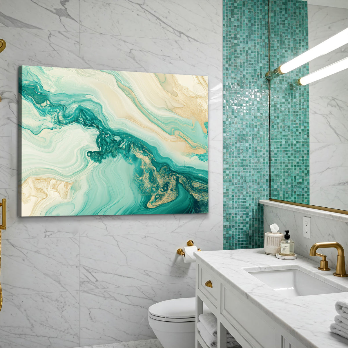 Layered Abstract Canvas Wall Art – Textured Minimalist Painting