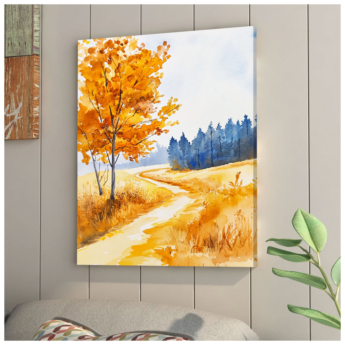 Amber Path Fall Fine Arts Print