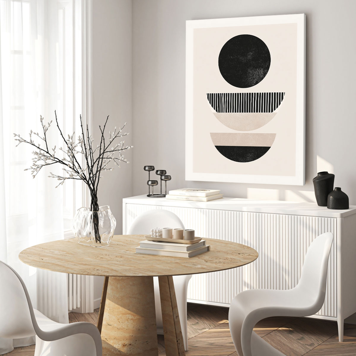 Modern Geometric Minimalist Wall Art