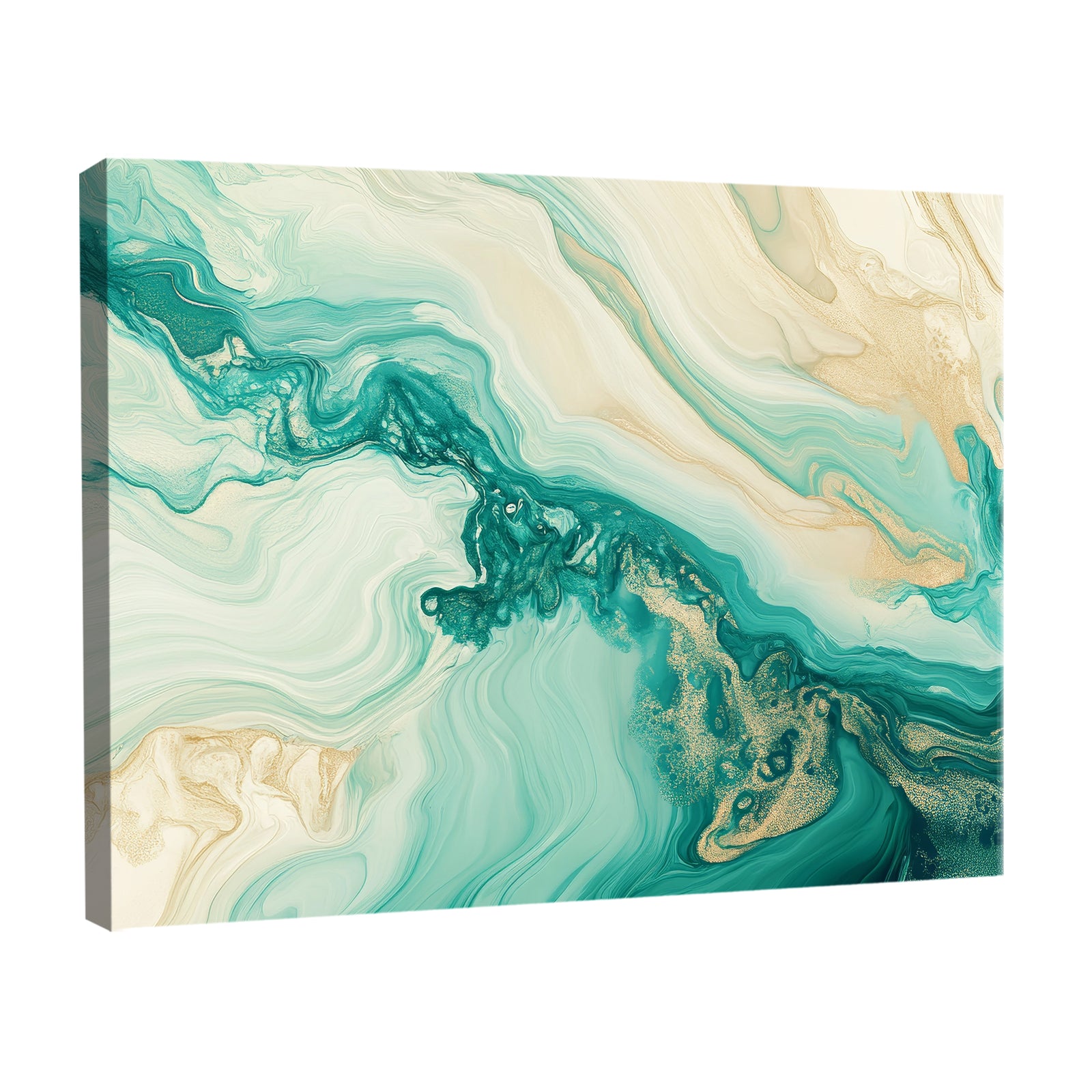 Layered Abstract Canvas Wall Art – Textured Minimalist Painting