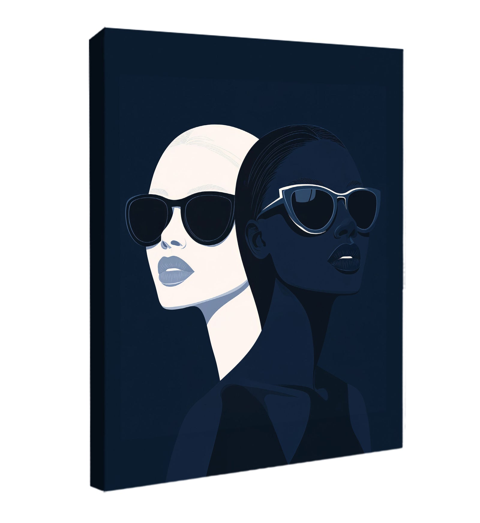 Portrait Surreal Minimalist Canvas Wall Art