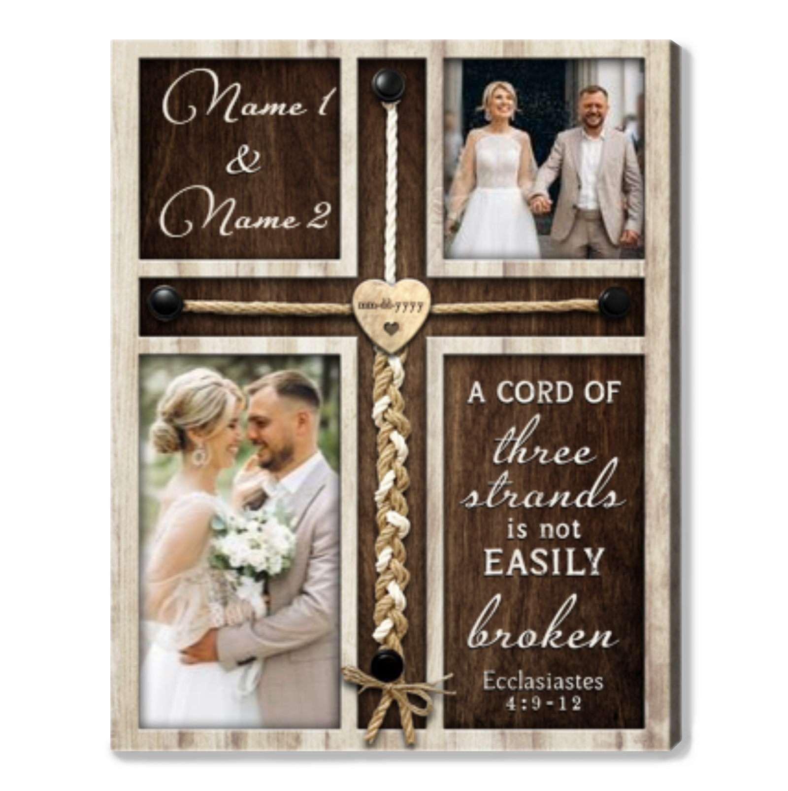 Personalized Gifts for Newlyweds Anniversary Gifts for Couples Canvas Wall Art