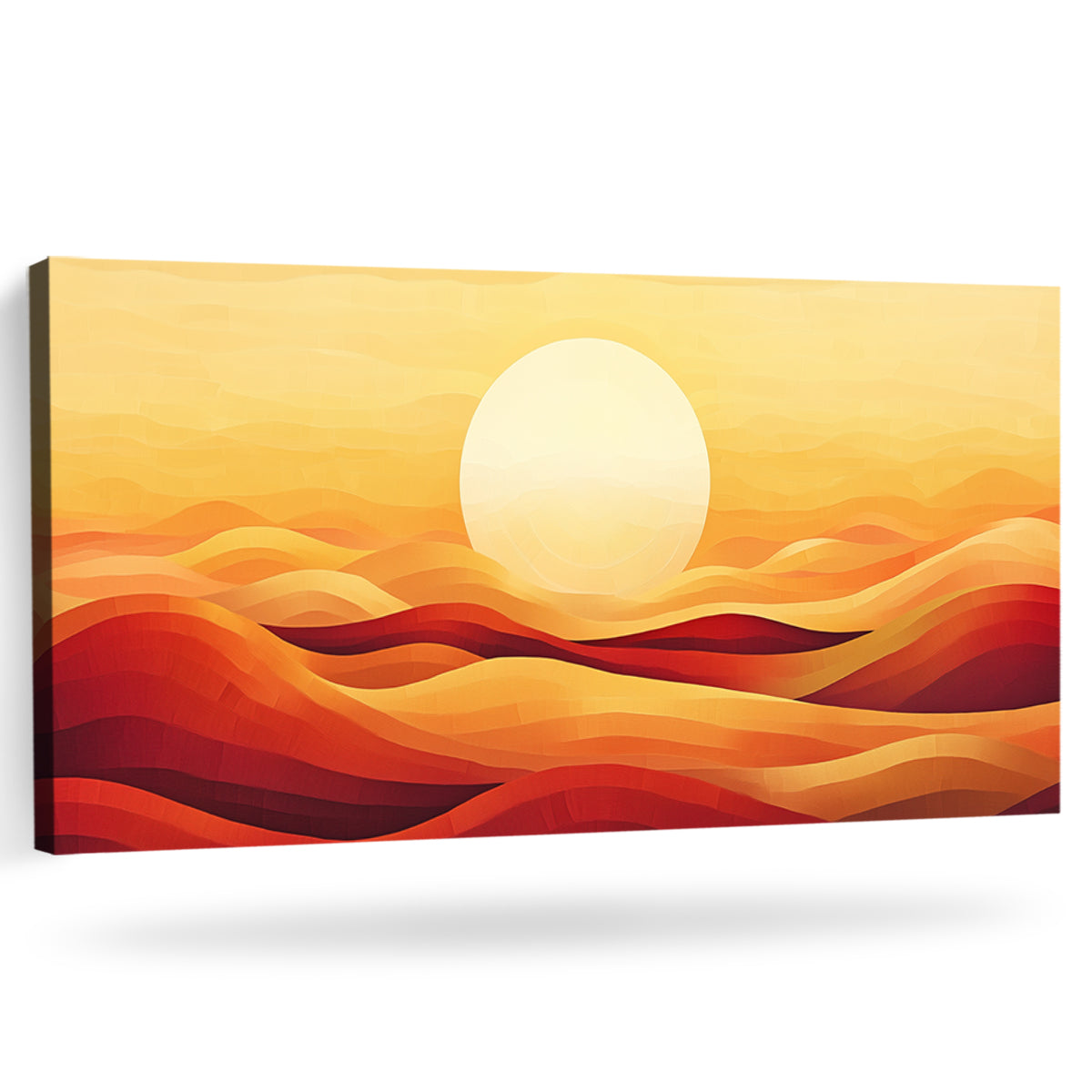 Desert Horizon Modern Boho Wall Art Canvas
