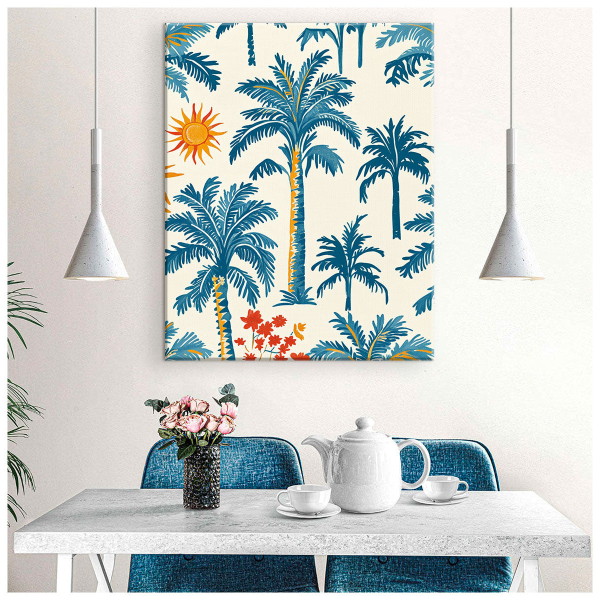 Autumnal Botanical Leaf Boho Wall Decor
