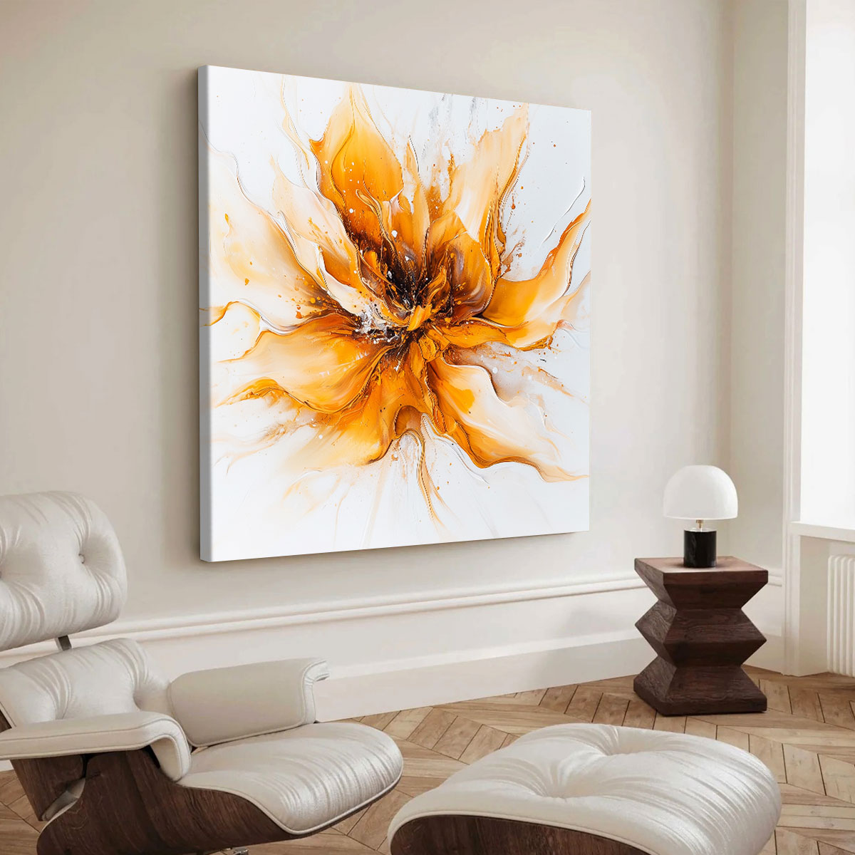 Yellow Flower Canvas Fine Arts Print