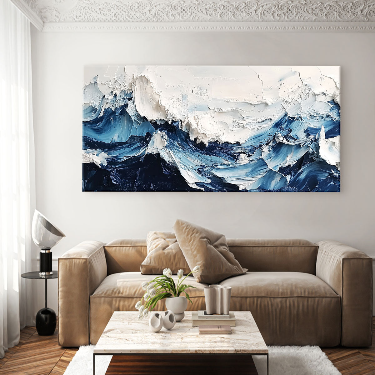 Stormy Sea Canvas Fine Arts Print