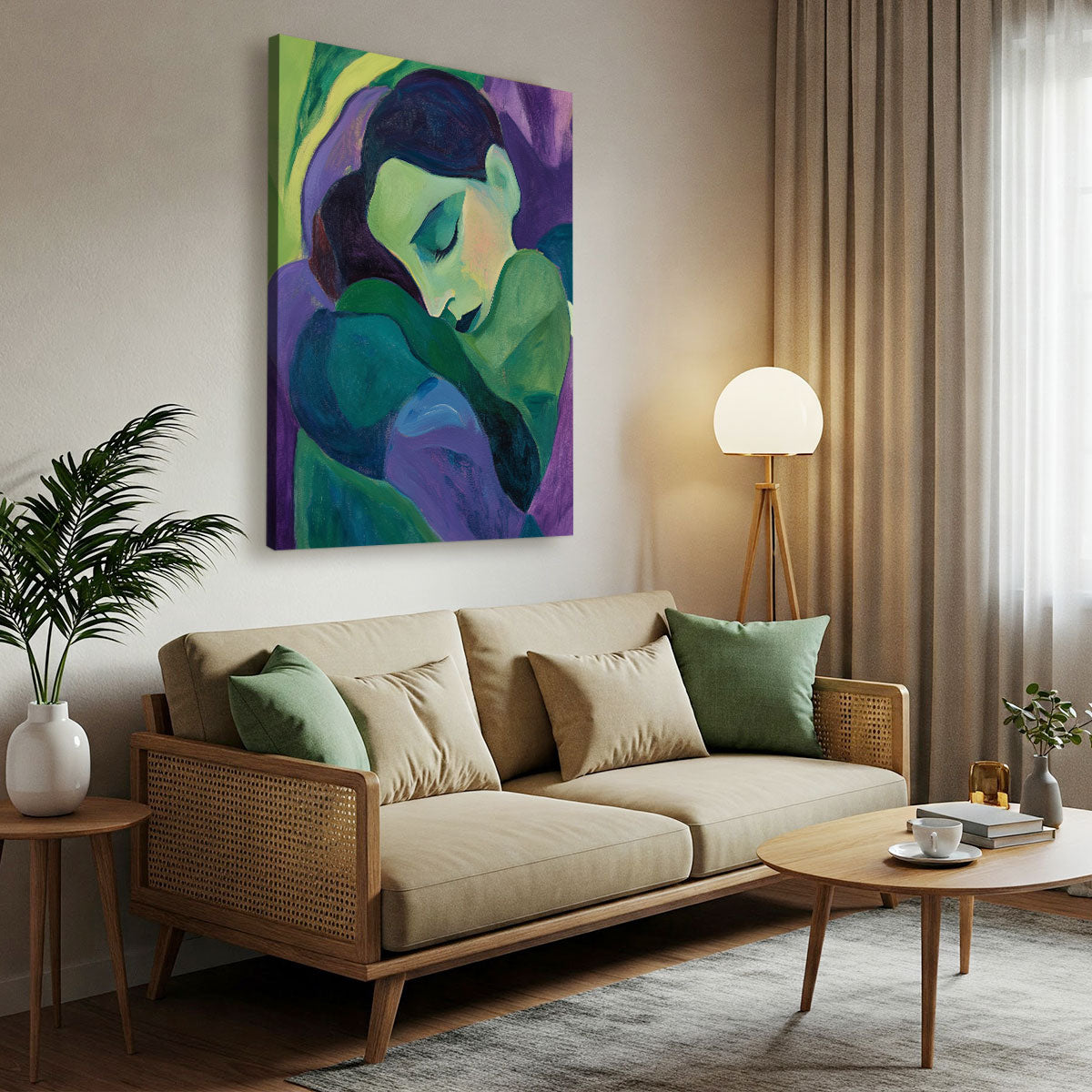 Woman Abstract Portrait Fine Arts Print