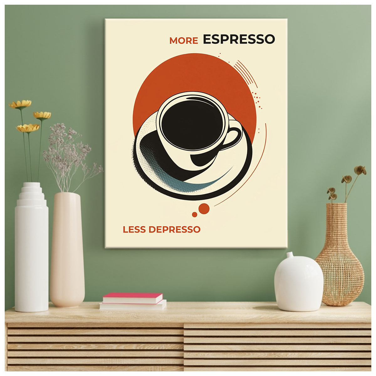 More Espresso Modern Wall Artwork