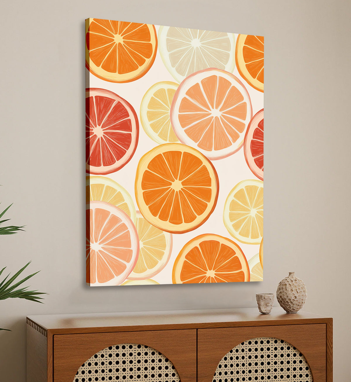 Sour Slices Abstract Wall Art
