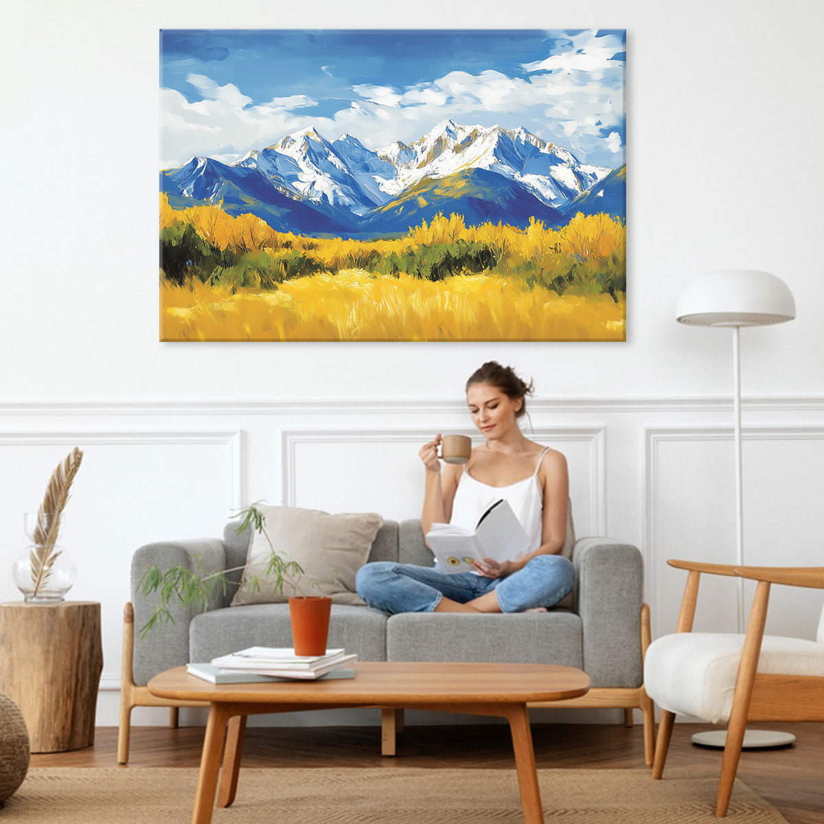 Panoramic Splendor Mountain Wall Art