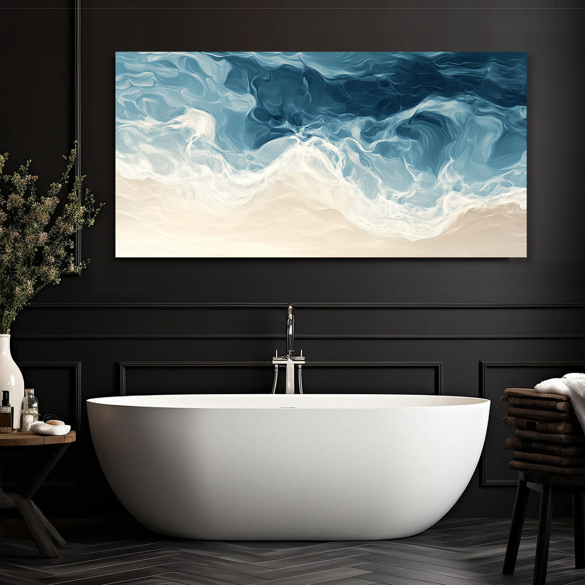 Abstract Seascape Modern Wall Artwork