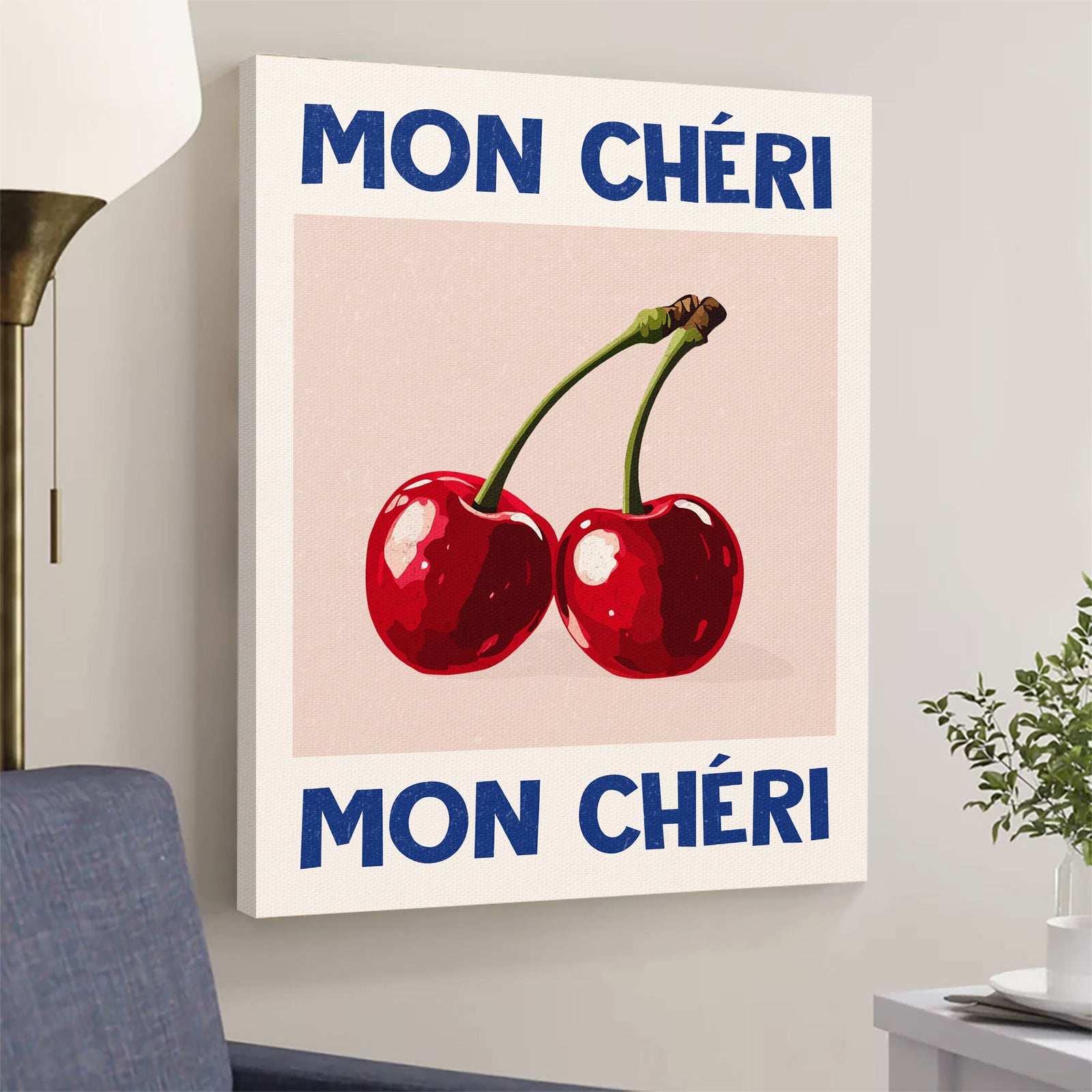 Mon Chéri Canvas Abstract Wall Art