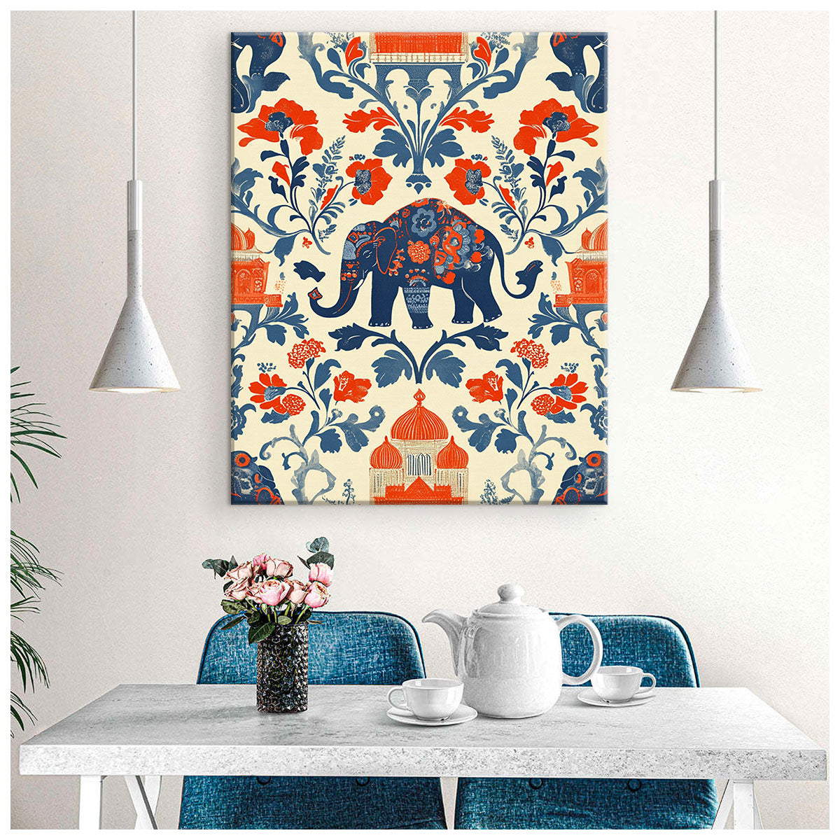 Colorful Elephant Boho Wall Decor