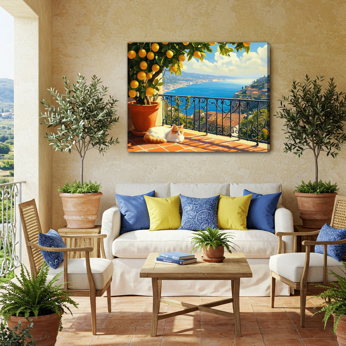 Lazy And Lemon Tree Modern Wall Artwork