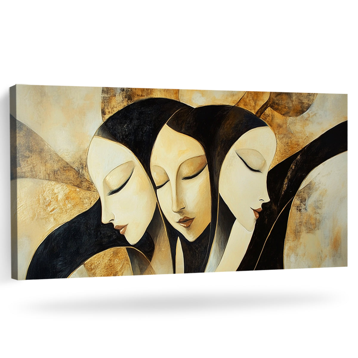 Harmony in Diversity Contemporary Abstract Canvas Wall Art