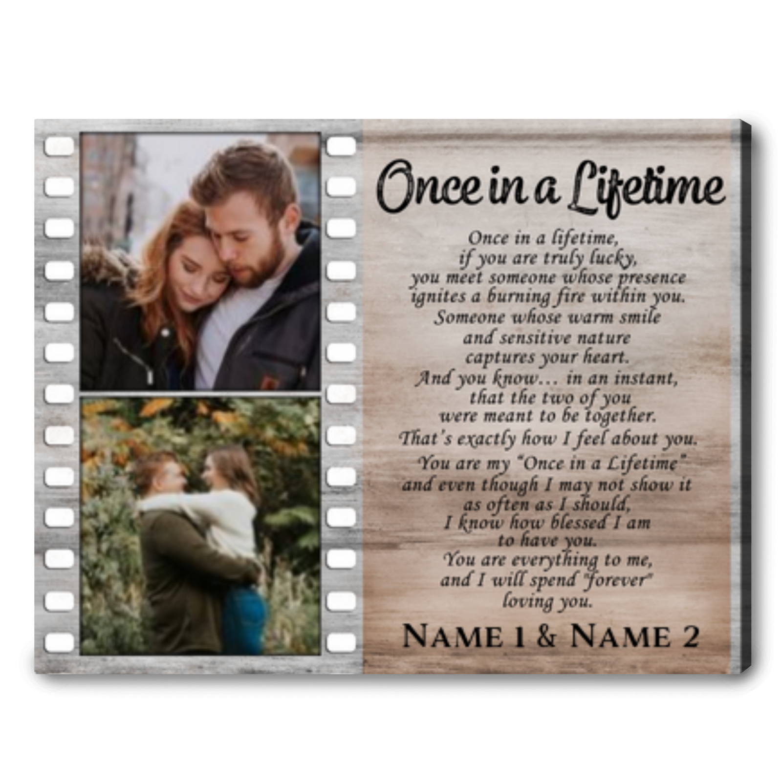 Gift Ideas For Husband And Wife Personalized Anniversary Gift For Him For Her