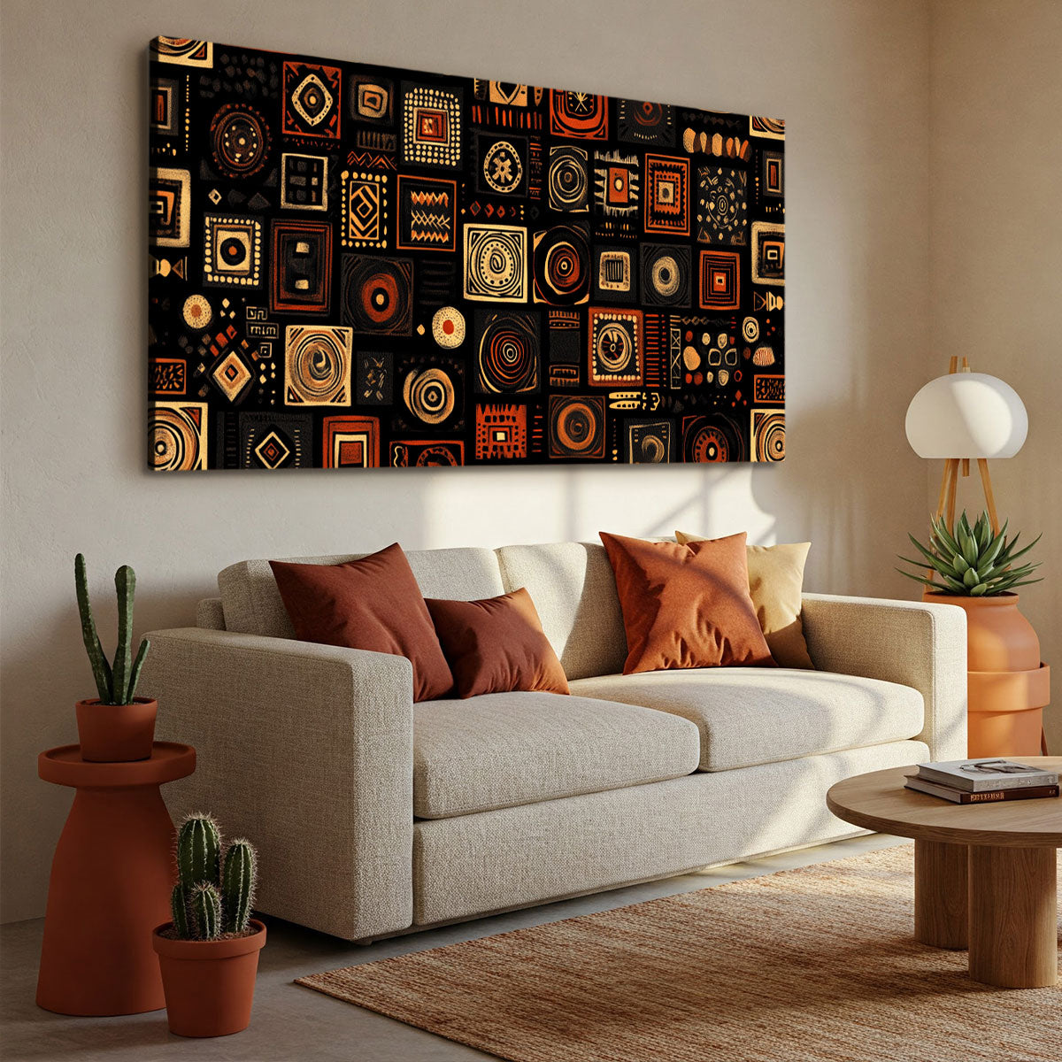 Abstract Geometric Shapes Boho Wall Decor