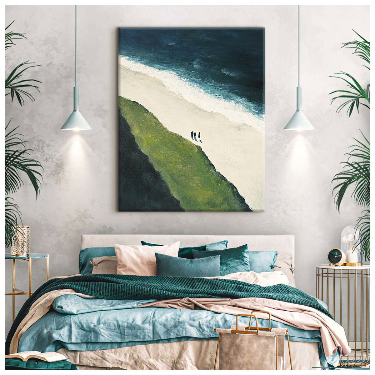 Endless Shoreline Canvas Fine Arts Print