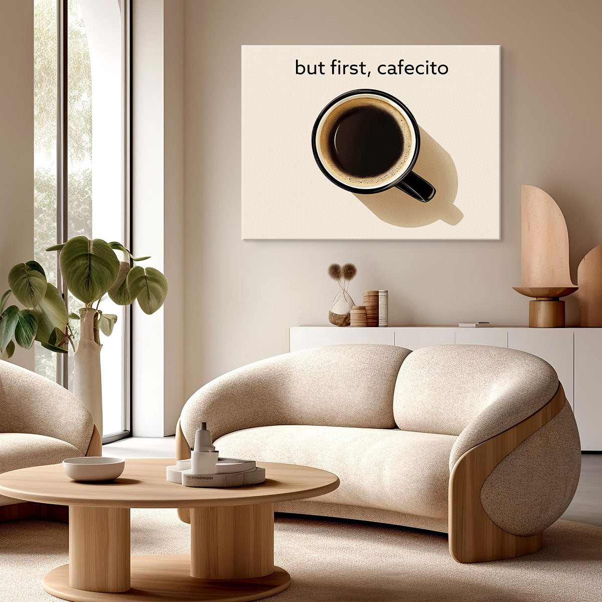 But First, Cafecito Dining Area Wall Art Decor