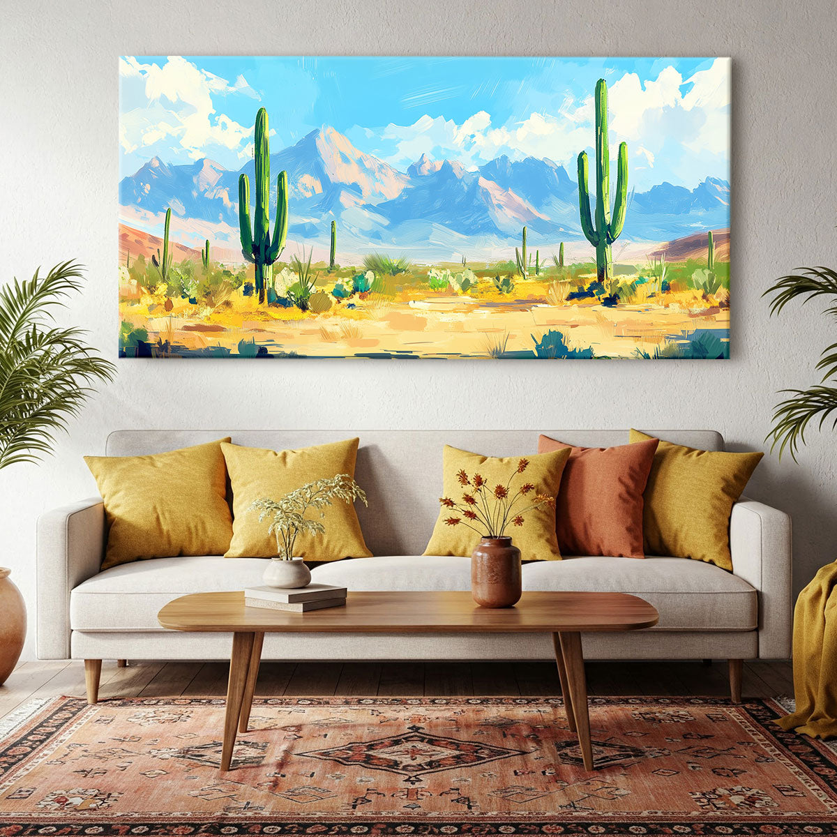 Desert Painting Arizona Art Canvas Wall Art