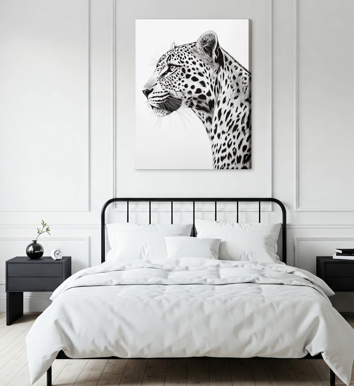 Leopard Gaze Modern Wall Artwork