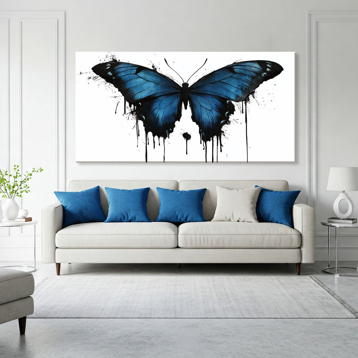 Butterfly Ink Modern Wall Artwork