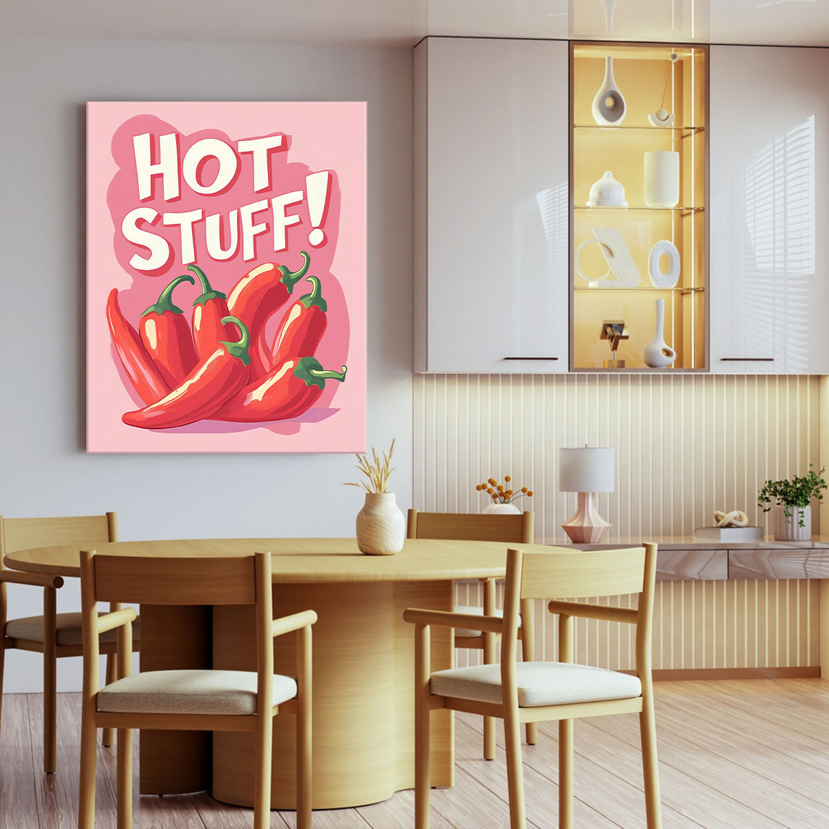 Hot Stuff Chili Modern Wall Artwork