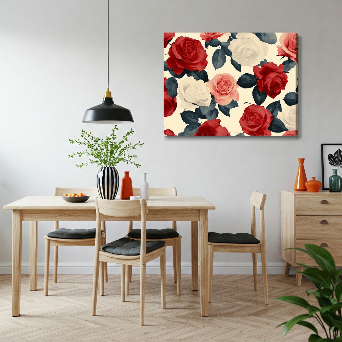 Rose Garden Modern Wall Artwork