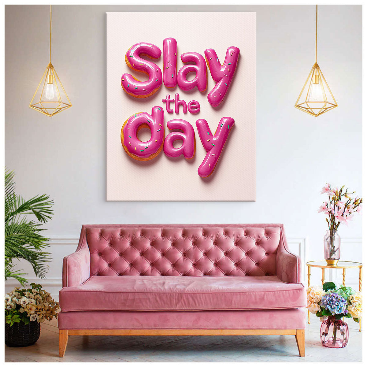 Motivational Typography Modern Wall Artwork