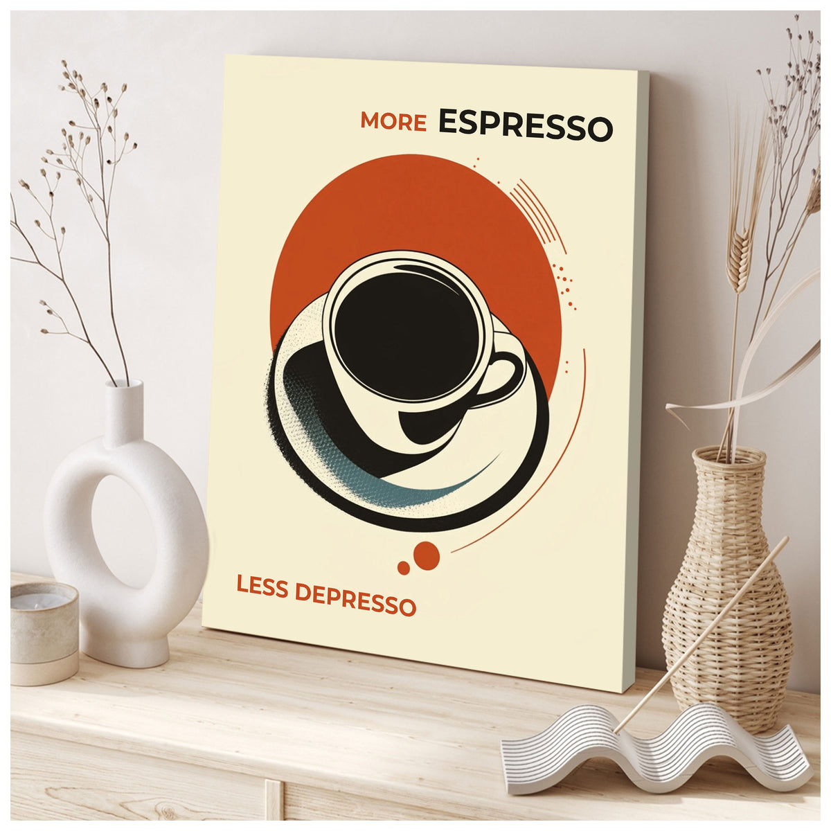 More Espresso Modern Wall Artwork