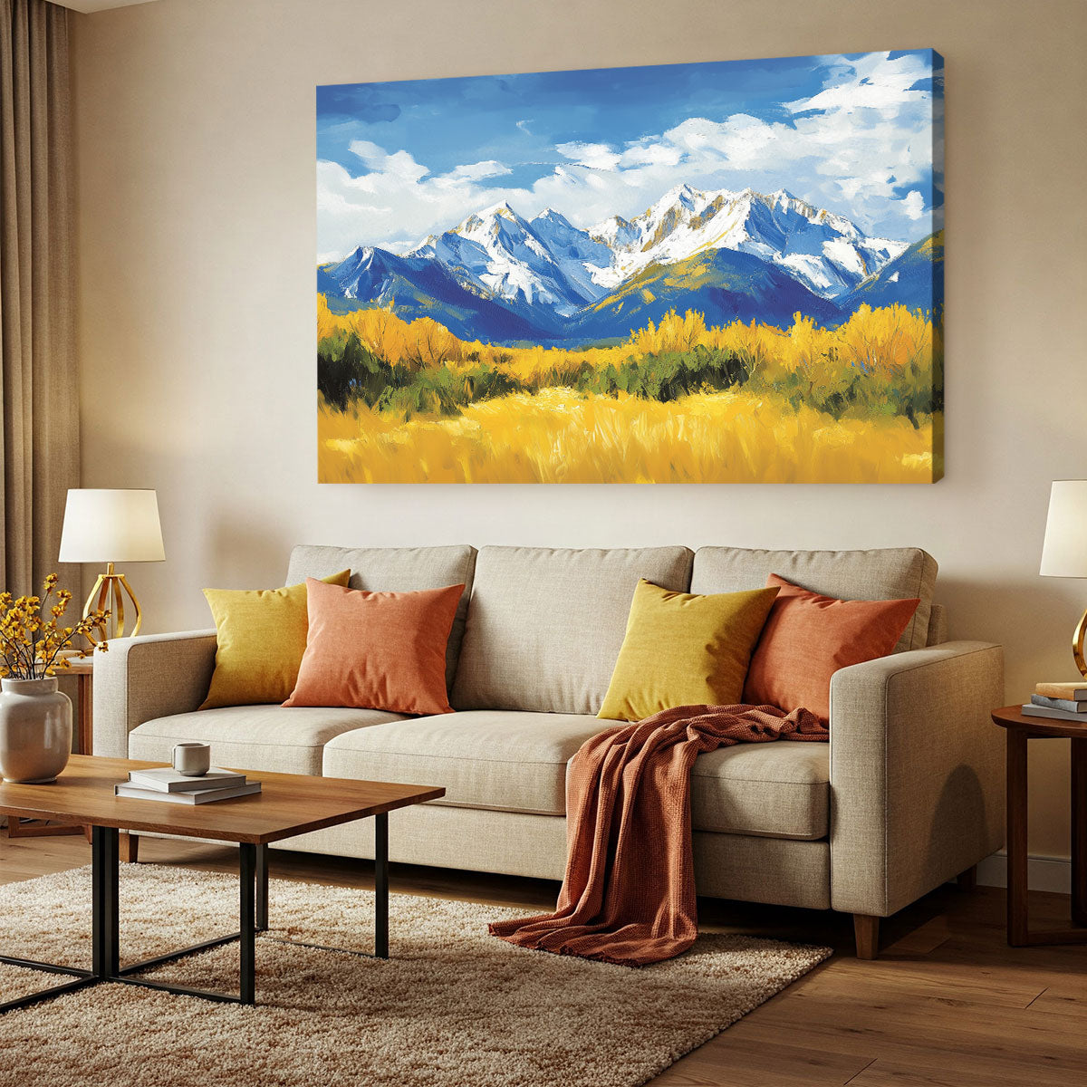 Panoramic Splendor Mountain Wall Art