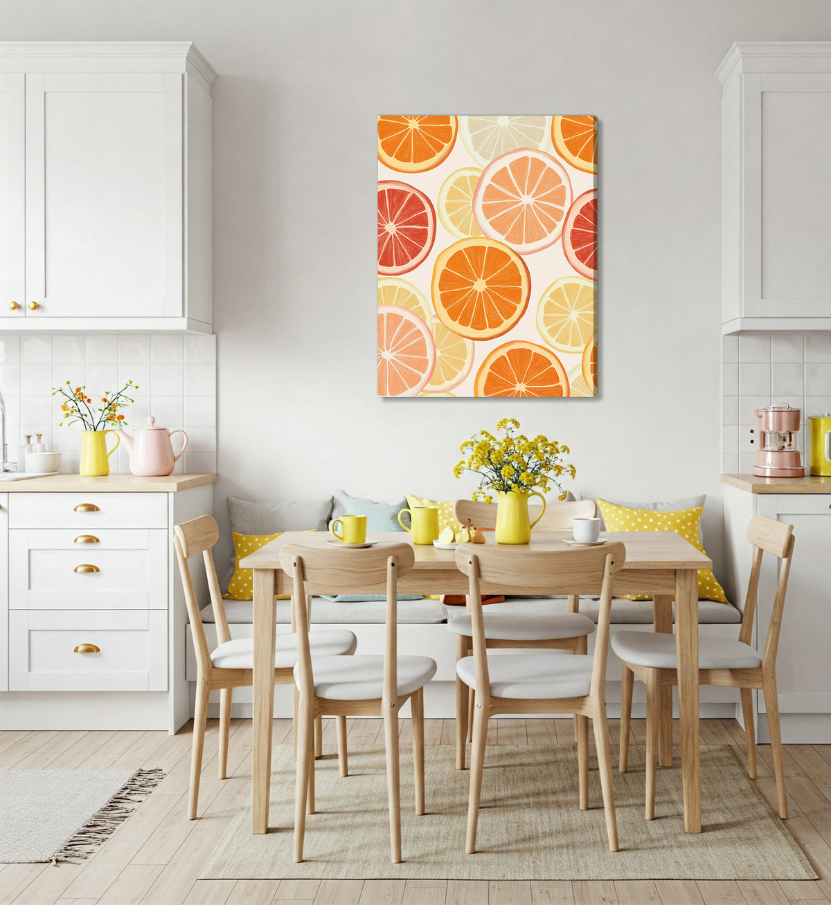 Sour Slices Abstract Wall Art