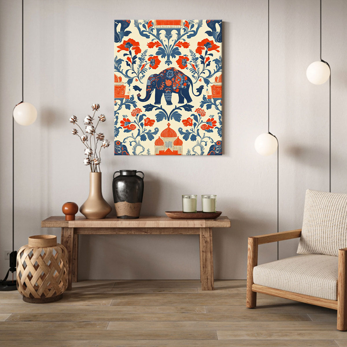Colorful Elephant Boho Wall Decor