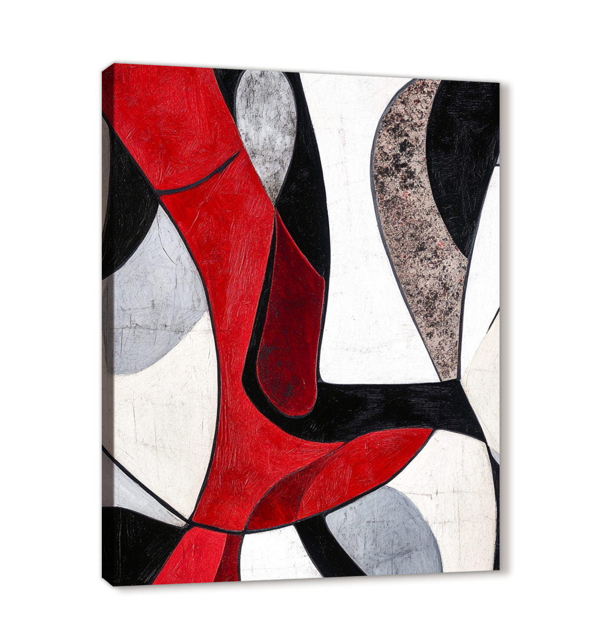 Bold Harmony Geometric Abstract Canvas Wall Art