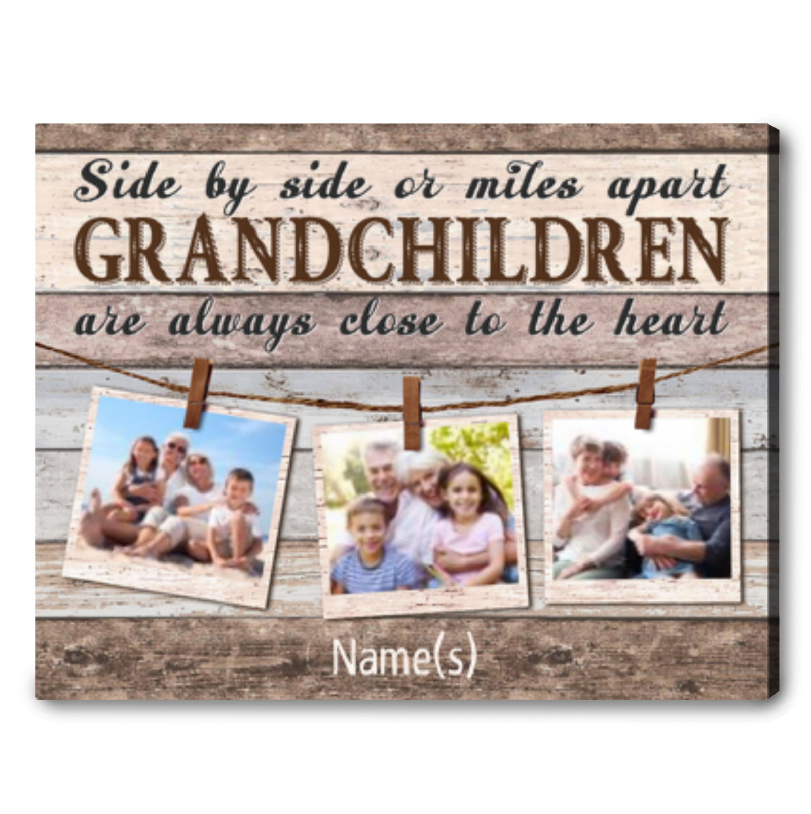 Unique Gift For Grandparents Personalized Grandparent Art Custom Gift