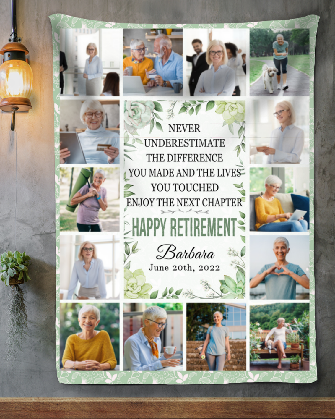 Best Ideas For Women's Retirement Gifts Personalized Blanket Retirement Gift