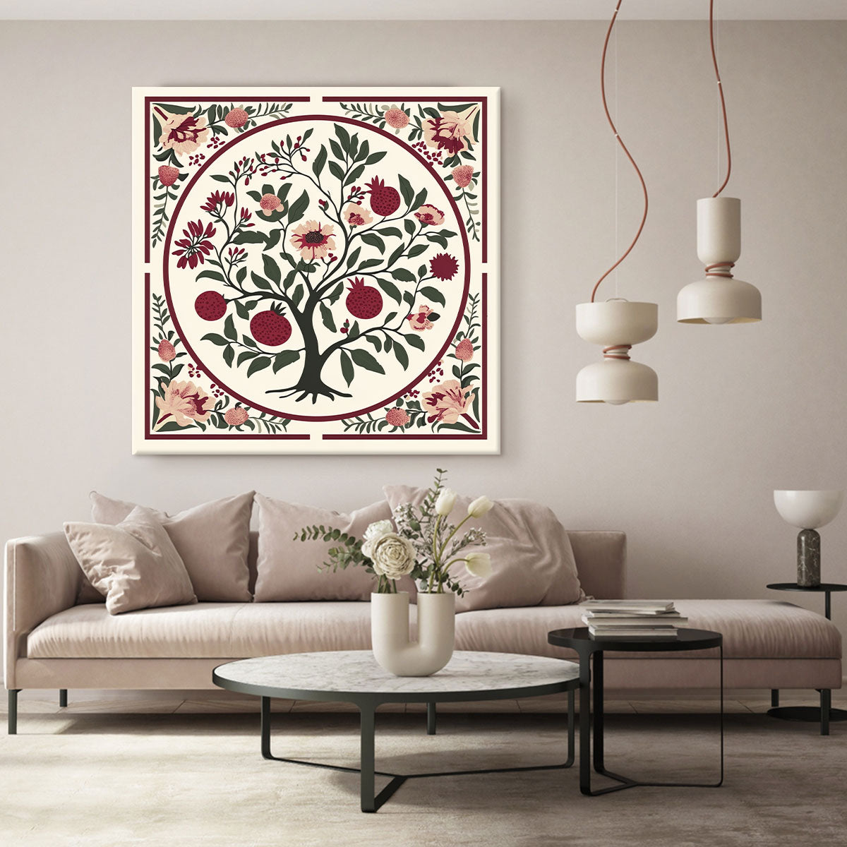 Floral Accents Boho Wall Decor