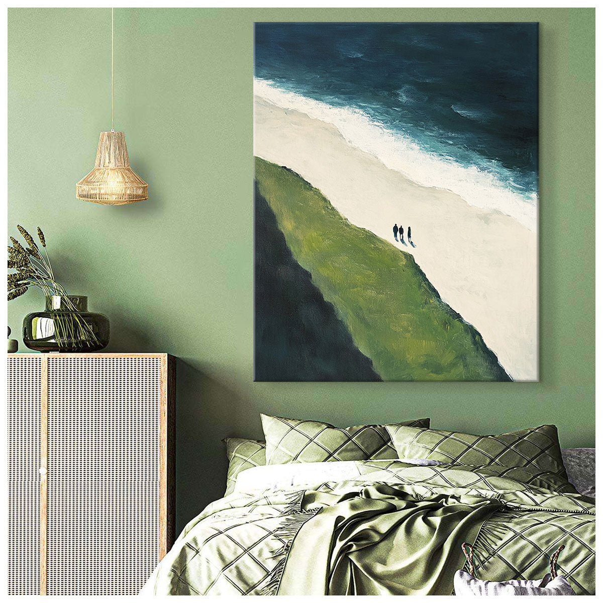 Endless Shoreline Canvas Fine Arts Print
