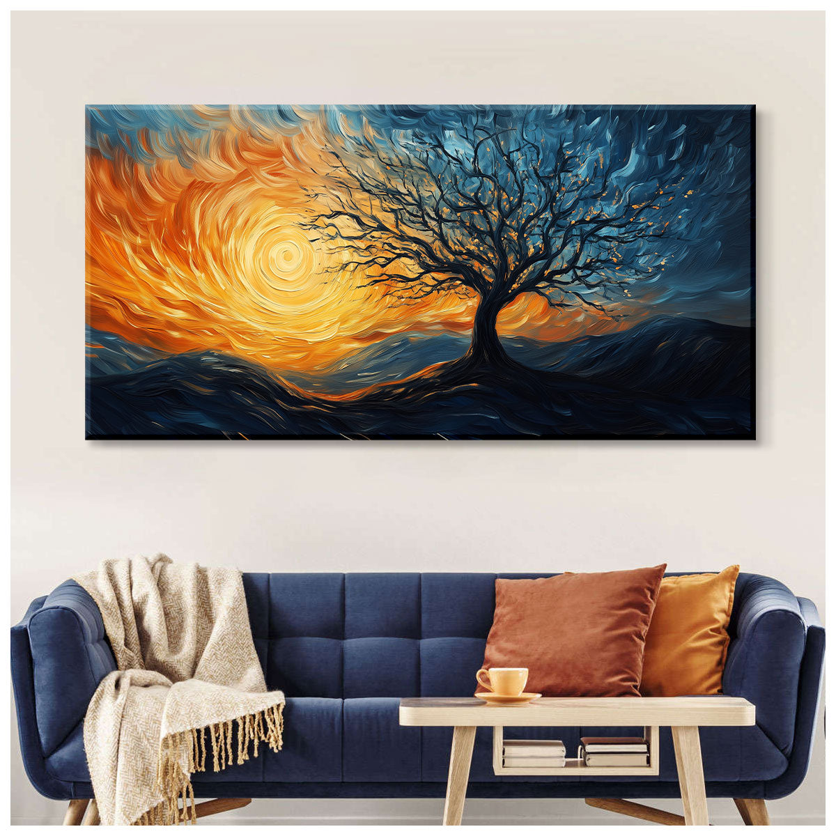 Solitary Tree Canvas Fine Arts Print