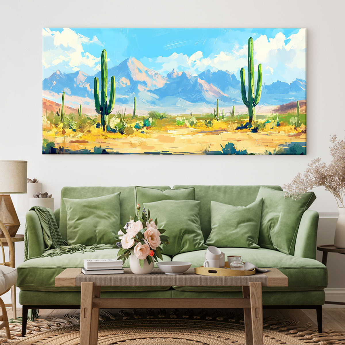 Desert Painting Arizona Art Canvas Wall Art