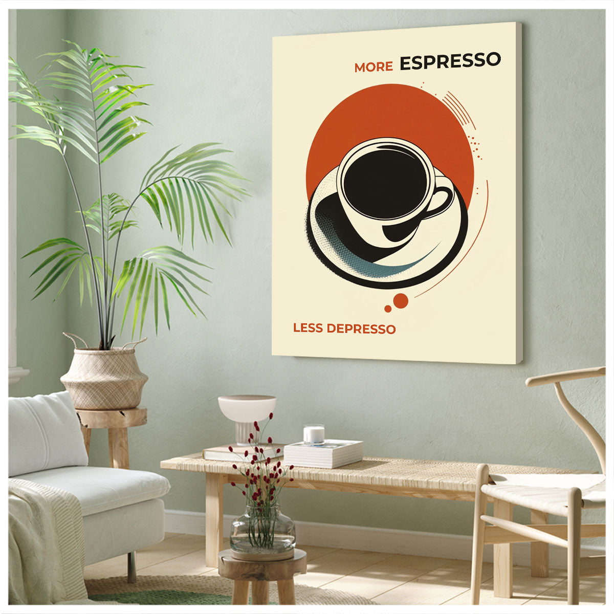 More Espresso Modern Wall Artwork