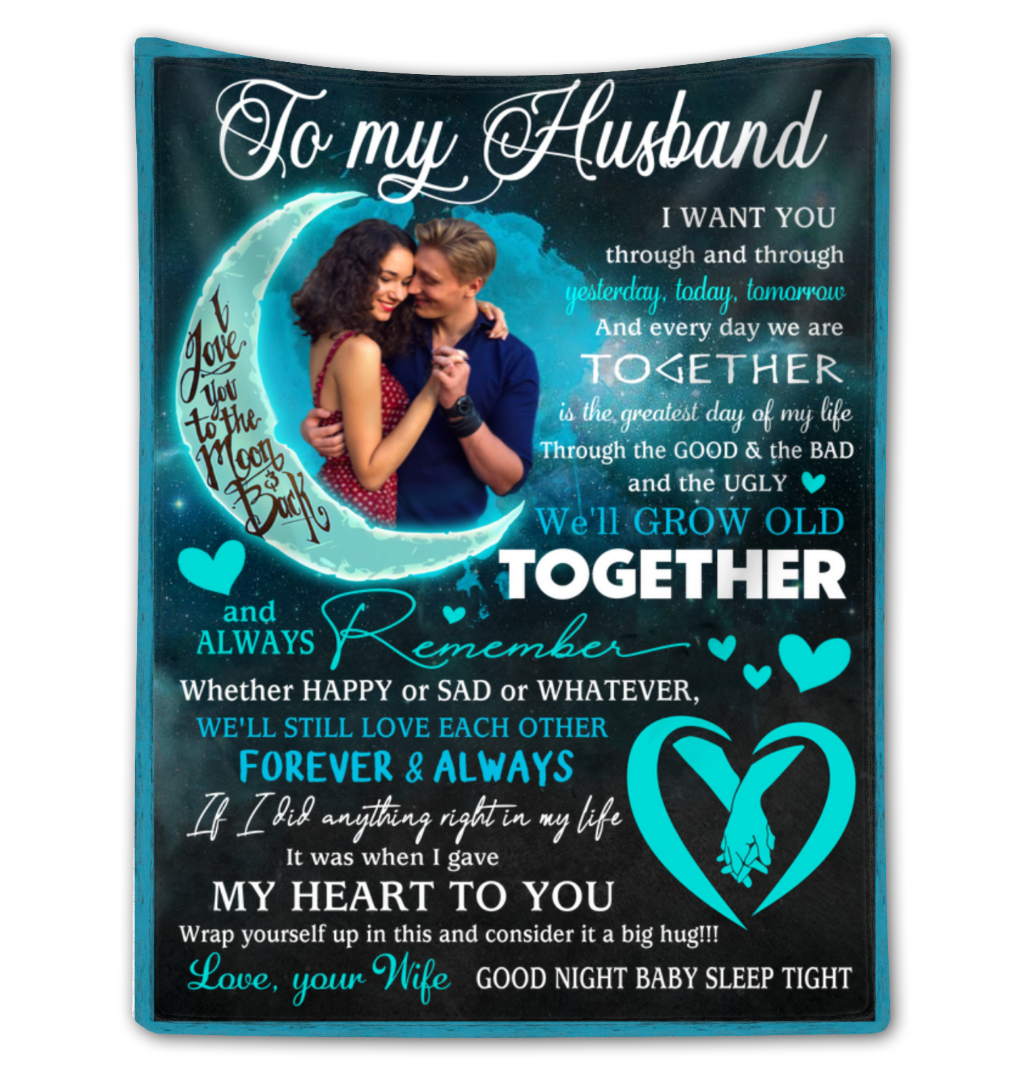 Personalized To My Husband Blanket From Wife Birthday Gift Ideas For Husband
