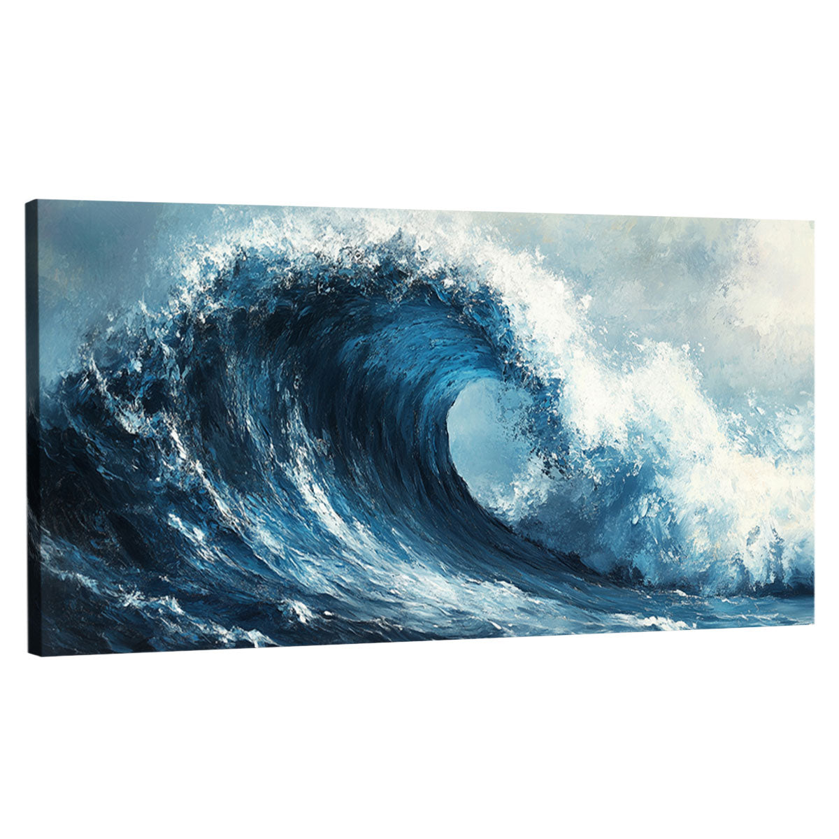 Turbulent Ocean Wave Canvas Beach Wall Art