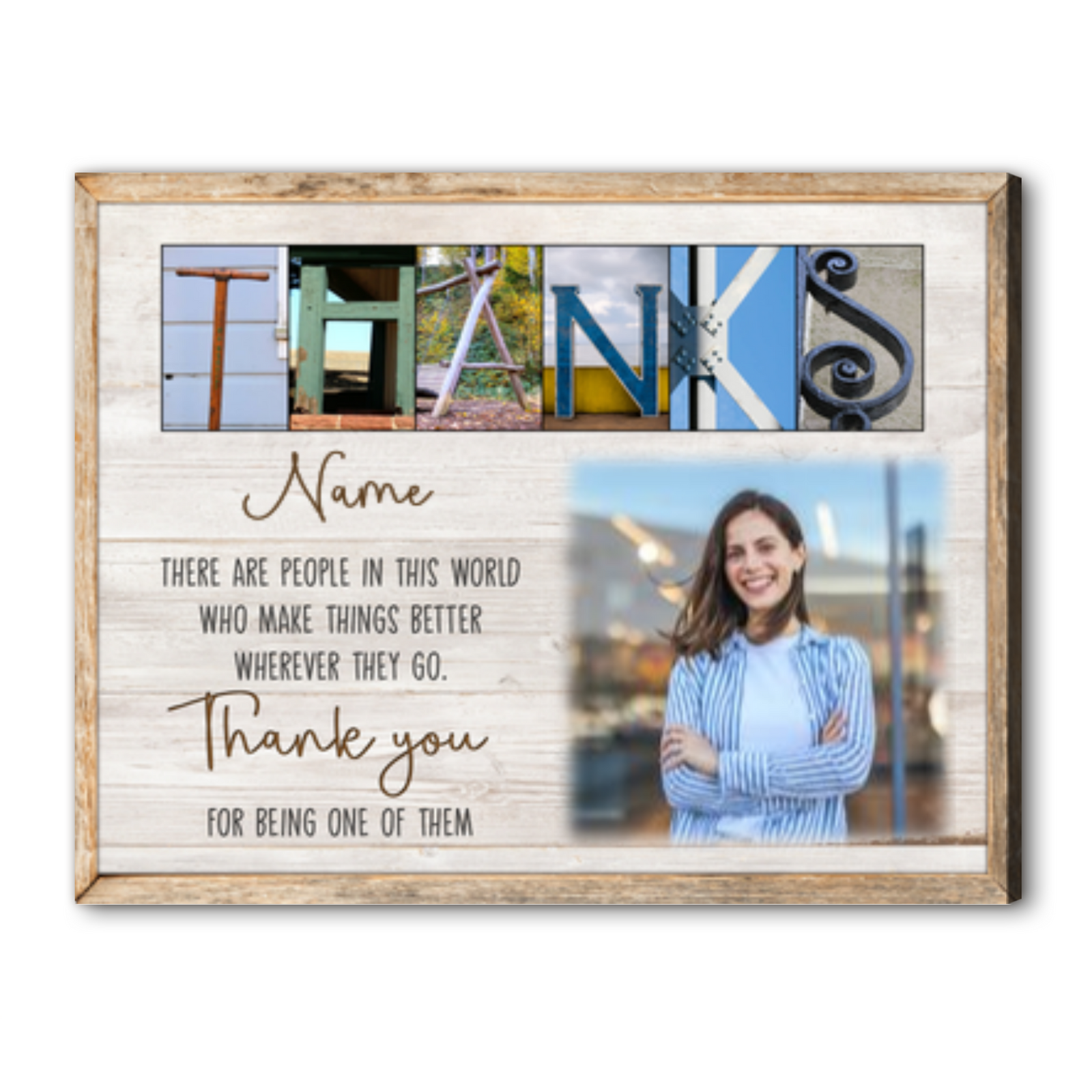 Thank You for Being One of Them – Personalized Thank You Gift For Women, Men, Coworker, Boss Canvas Print