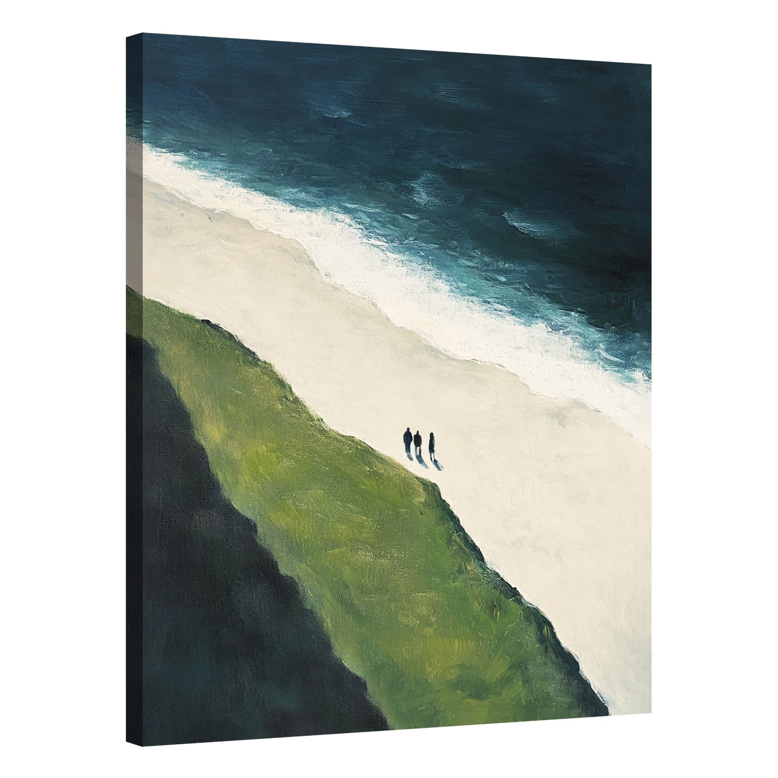 Endless Shoreline Canvas Fine Arts Print