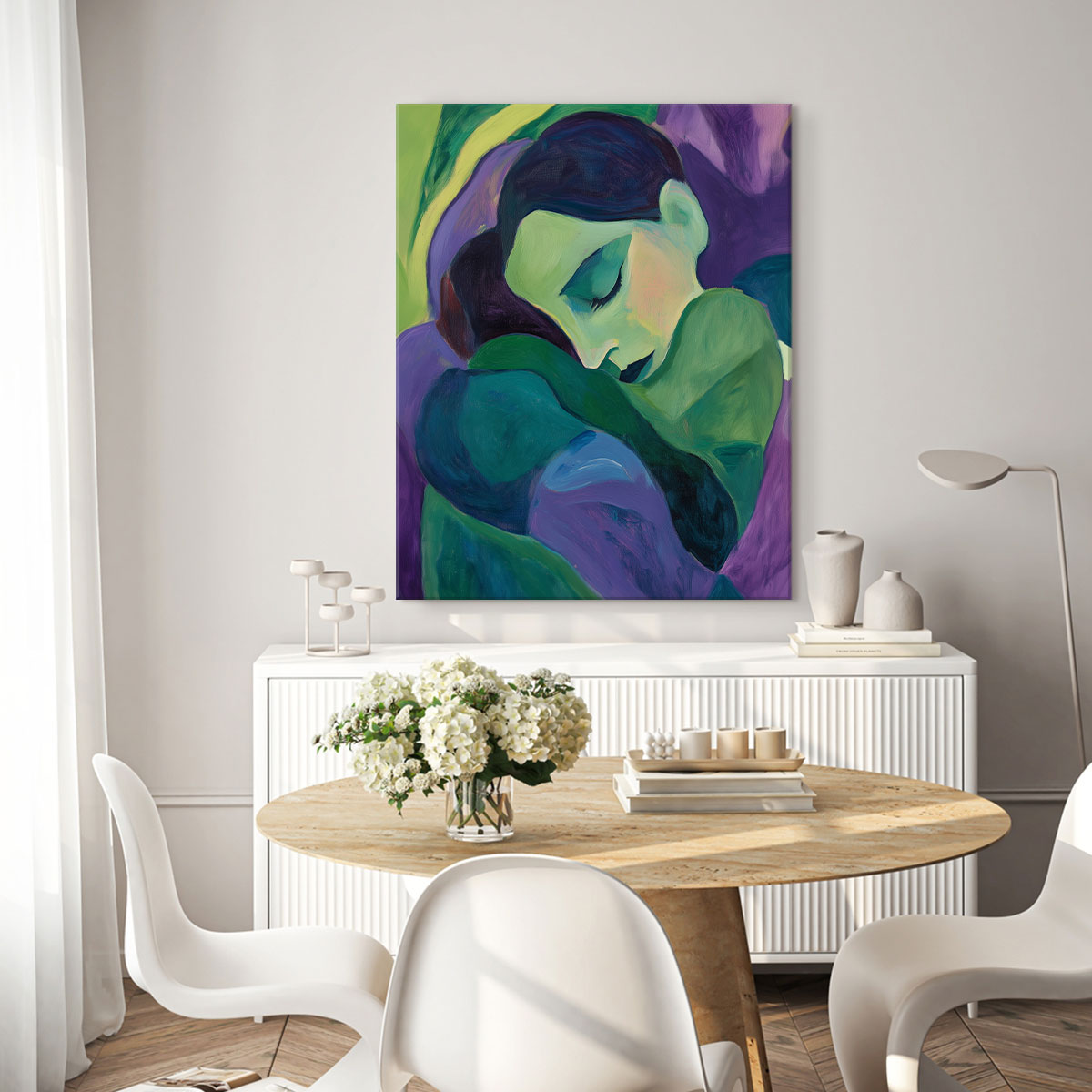 Woman Abstract Portrait Fine Arts Print